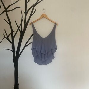 Intimately Free People sea blue boho tank